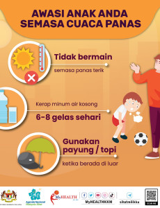 Awasi Anak Anda Semasa Cuaca Panas